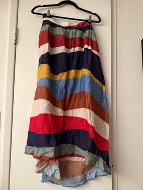 XiRENA Multicolor Horizontal Stripe Maxi Skirt